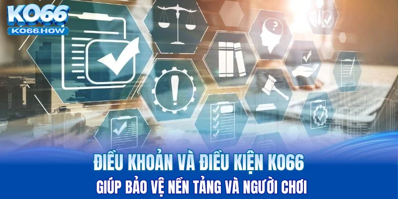 Điều khoản và điều kiện KO66 giúp bảo vệ nền tảng và người chơi